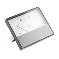 HOBUT R68M Analogue Panel Ammeter 30A DC, 63.5mm x 62.5mm, 8 % Moving Magnet
