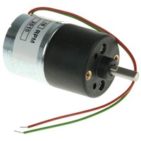 McLennan Servo Supplies, 12 V dc, 8 Ncm DC Geared Motor, Output Speed 18 rpm