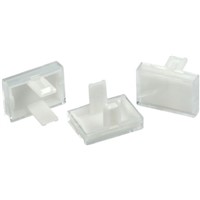 Clear Rectangular Push Button Lens for use with 31 Series