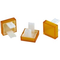 Yellow Square Push Button Lens for use with 31 Series