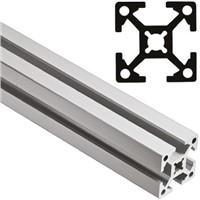 FlexLink Aluminium Beam, 22 x 22 mm, 5.6mm Groove , 1000mm Length