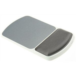 Fellowes Grey ABS Mouse Pad & Wrist Rest