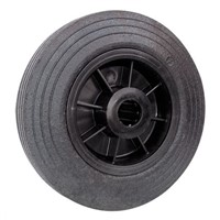 Guitel Black Rubber Castor Wheels, 150daN