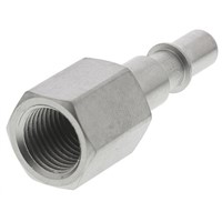 Staubli Pneumatic Quick Connect Coupling Stainless Steel 1/4 in Threaded