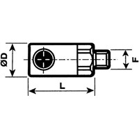 Staubli Pneumatic Quick Connect Coupling polyamide 1/2 in Threaded