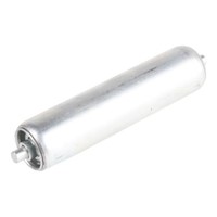 Interroll Zinc Plated Steel Round Conveyor Roller 25mm x 100mm