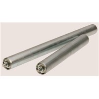 Interroll Zinc Plated Steel Round Conveyor Roller 25mm x 300mm