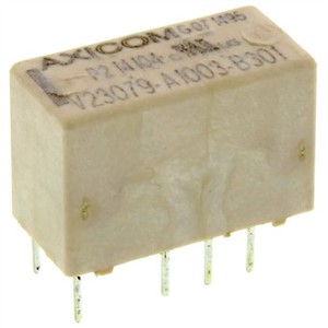 TE Connectivity PCB Mount Non-Latching Relay - DPDT, 12V dc Coil, 2A Switching Current