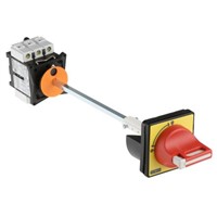 Schneider Electric 3 Pole Panel Mount Non Fused Isolator Switch, 40 A Maximum Current, 18.5 kW Power Rating, IP20, IP65