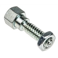 ERNI UNC 4-40 Screw Lock Kit Suitable For D-sub for use with TMC Connector, Kit Contains Nuts x 2, Springs x 2,
