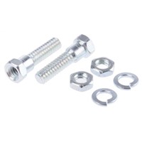Provertha UNC 4-40 Screw Lock Kit Suitable For D-sub for use with TMC Connector, Kit Contains Nuts x 2, Springs x 2,