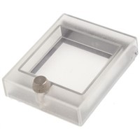 Knob type transparent cover for counter