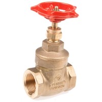 Pegler brass gate valve,3/4in BSPT F-F