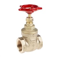 Pegler brass gate valve,1in BSPT F-F