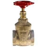 Pegler brass gate valve,1 1/4in BSPT F-F