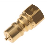 Parker Brass Female Hydraulic Quick Connect Coupling BH6-61BSPP 3/4 in