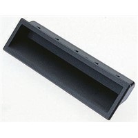 Southco Matte Black Plastic Concealed Fixings Drawer Handle, 127.3mm