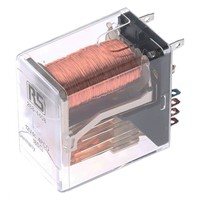 TE Connectivity Non-Latching Relay - 4PDT, 12V dc Coil, 2A Switching Current