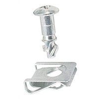 Steel Clear Passivated, Galvanised Quarter Turn Fastener for 19-Inch Racking 4.4mm 3.5mm