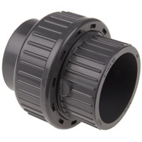 Georg Fischer Straight Union PVC Pipe Fitting, 50mm