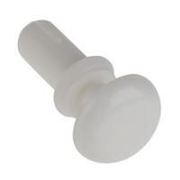 7.1mm White Plain Nylon Snap Rivet, 3mm diameter, 4  5 mm Thickness