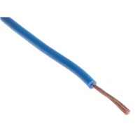 Staubli Blue, 0.1 mm2 Equipment Wire, 100m