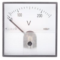 Analogue Voltmeter, 250V, AC, 72x72