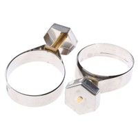 Unex Brass (Bolt), Stainless Steel Thumb Hex Unex, 11mm Band Width, 35.3mm - 41mm Inside Diameter