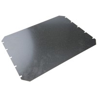 Fibox Mounting Plate 370 x 1.5 x 270mm for use with CAB PC/ABS Cabinet