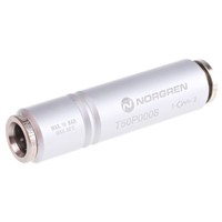 Norgren T50P Non Return Valve, 8mm Tube Inlet, 8mm Tube Outlet, -0.9  16bar
