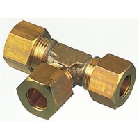 Legris 10mm Equal Tee Brass Compression Fitting
