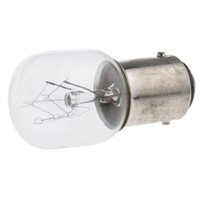 Schneider Electric BA15d Incandescent Bulb, Clear, 230 V