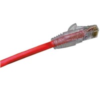 Decelect Forgos Red PVC Cat5 Cable FTP, 1m Male RJ45/Male RJ45