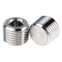 Legris Stainless Steel Hexagon Plug 1/4in R(T) Male