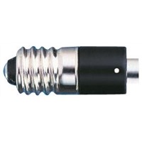 LED Reflector Bulb, E10, White, Single Chip, 9 mm Lamp, 4.8mm dia., 230 V ac