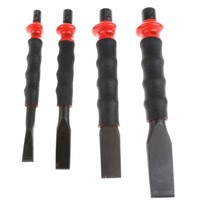 4 piece anti-vibration chisel set