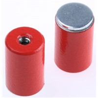 Eclipse 9.5mm Threaded Hole Aluminium Alloy Pot Magnet, 1kg Pull