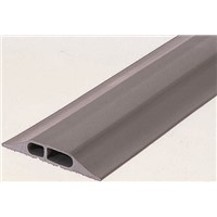 Vulcascot Cable Cover, 25 x 10 &amp;amp; 15 x 10mm (Inside dia.), 40 (Top) mm, 88 (Bottom) mm x 3m, Grey, 2 Channels