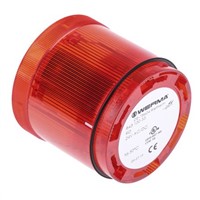 KombiSIGN 70 843 Beacon Unit, Red LED, Steady Light Effect, 24 V dc