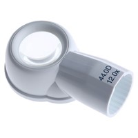 Coil Illuminated Pocket Magnifying Glass, 12.1 x Magnification, 29mm Diameter