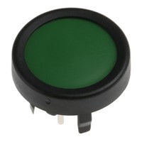 Single Pole Single Throw (SPST) Green Membrane Keyboard Switch, 125 mA @ 48 V dc