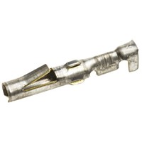 TE Connectivity Commercial MATE-N-LOK Series Crimp Terminal, Female, 0.2mm2 to 0.8mm2, 24AWG to 18AWG, Tin Plating