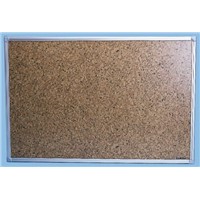 Planorga Notice Board Brown Adhesive Cork, 600 x 450mm