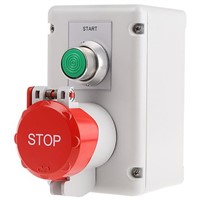 Craig &amp;amp; Derricott SSTH/GS/P/F3/MG/CO Push Button Control Station - NO/NC Die Cast Aluminium Green, Red