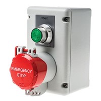 Craig &amp;amp; Derricott SSTH/GS/P/F1/MG/CO Push Button Control Station - NO/NC Die Cast Aluminium Green, Red