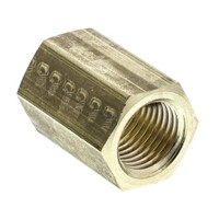 Legris Brass 1/4 in BSPP Female x 1/4 in BSPP Female Straight Coupler Threaded Fitting