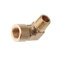 Legris Brass 3/8 in BSPT Male x 3/8 in BSPP Female 90 Elbow Threaded Fitting