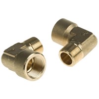 Legris Brass 3/4 in BSPT Male x 3/4 in BSPP Female 90 Elbow Threaded Fitting