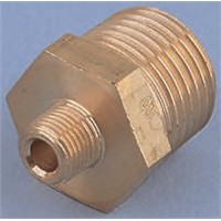 Legris Brass 3/4 in BSPT Male x 3/4 in BSPT Male Straight Adapter Threaded Fitting