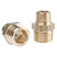Legris Brass 3/4 in BSPT Male x 1/2 in BSPT Male Straight Adapter Threaded Fitting
